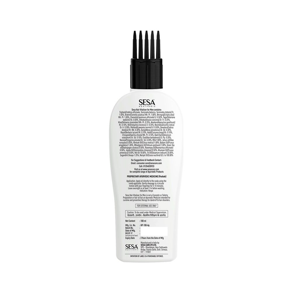 Sesa Ayurvedic Hair Vitaliser for Men - Image 4