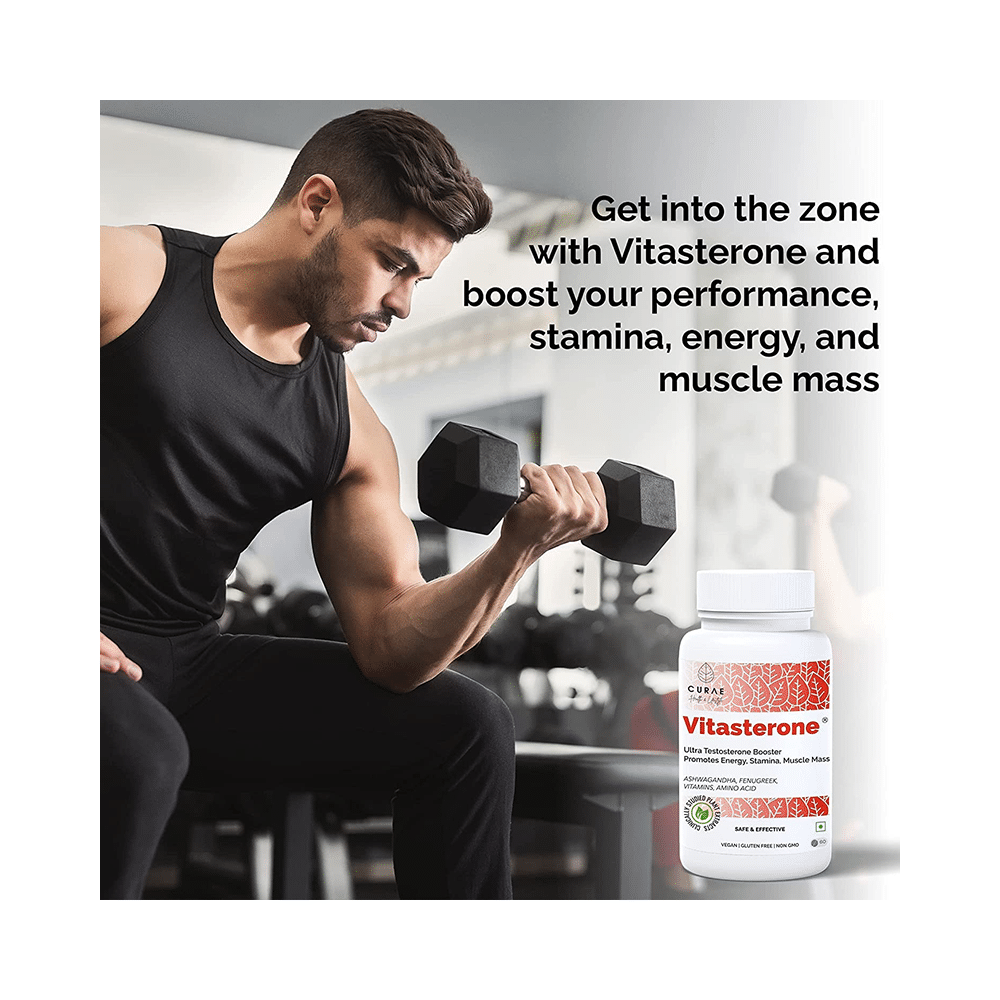 Curae Health & Lifestyle Vitasterone Ultra Testosterone Booster Tablet - Image 8
