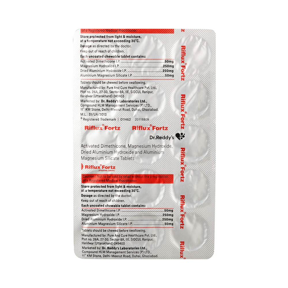 Riflux Fortz Chewable Tablet - Image 3