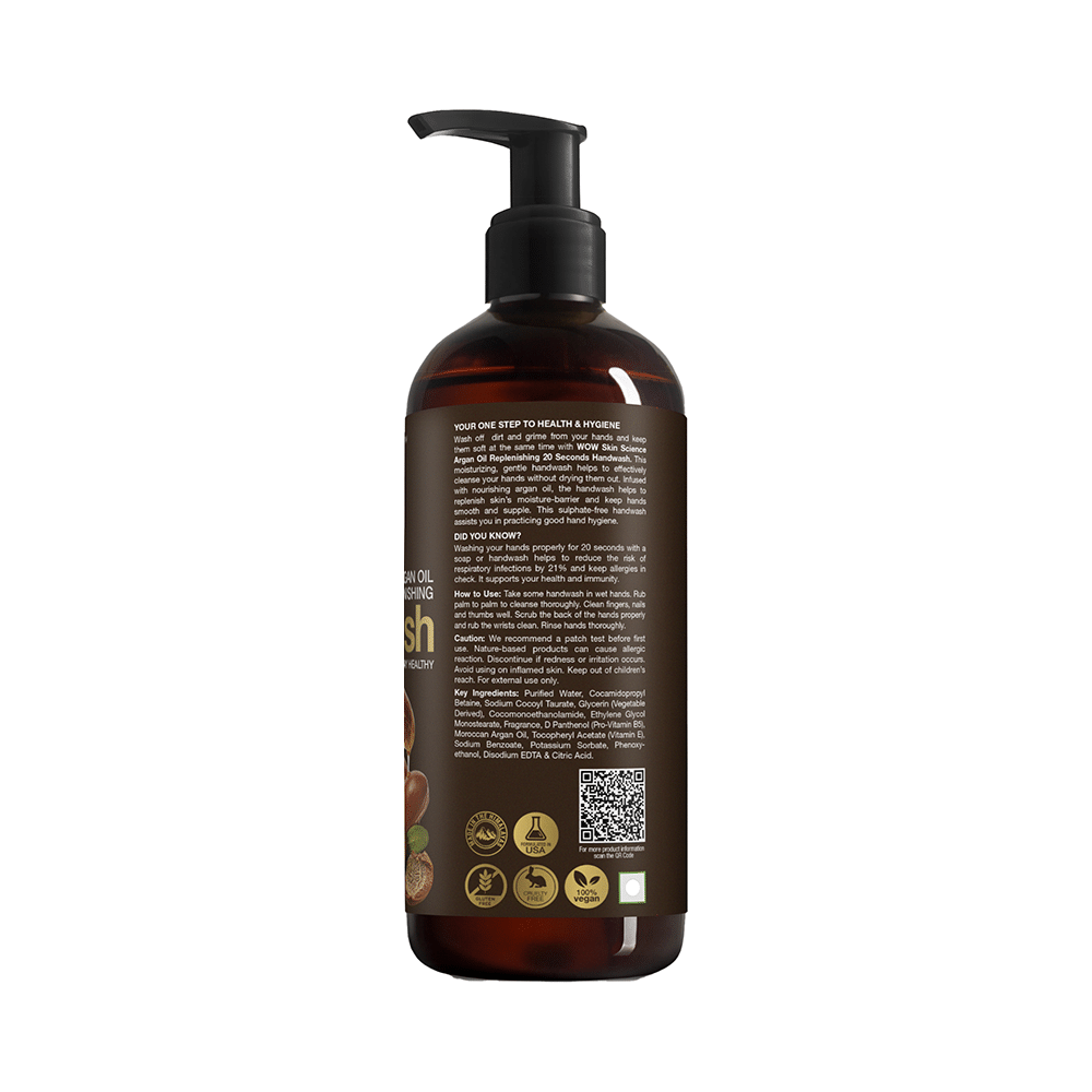 WOW Skin Science Argan Oil Replenshing Handwash - Image 2