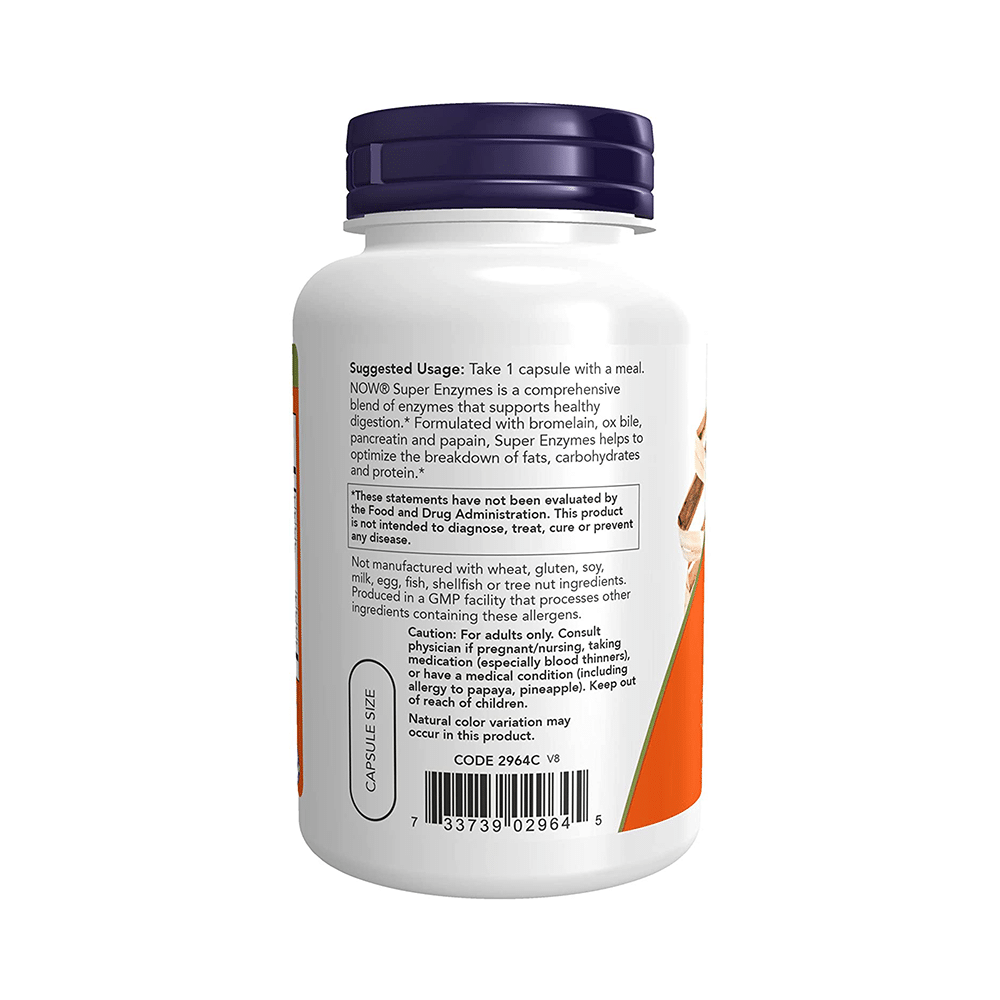 Now Foods Super Enzymes Capsule - Image 3
