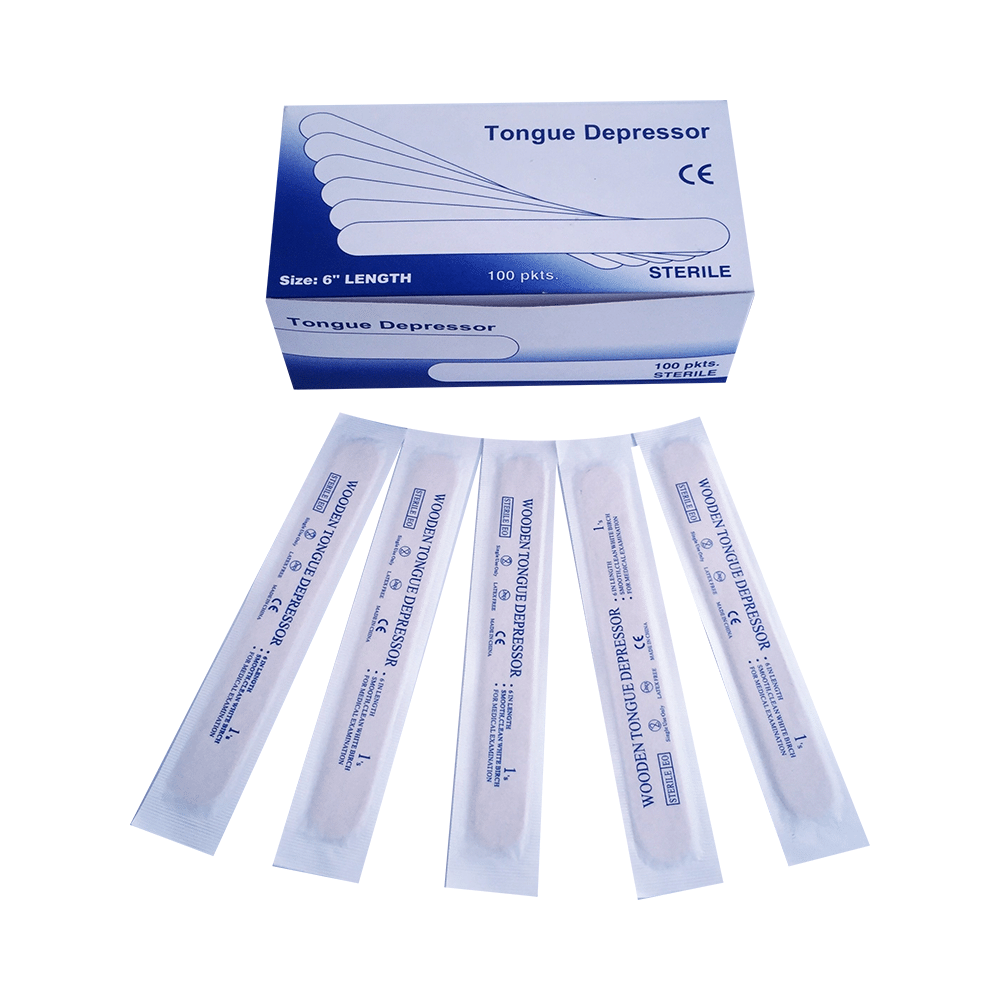 MCP Zhuohe Wooden Tongue Depressor 6inch - Image 4