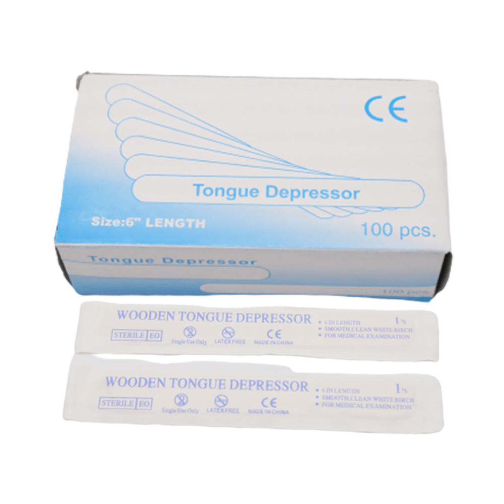 MCP Zhuohe Wooden Tongue Depressor 6inch - Image 2