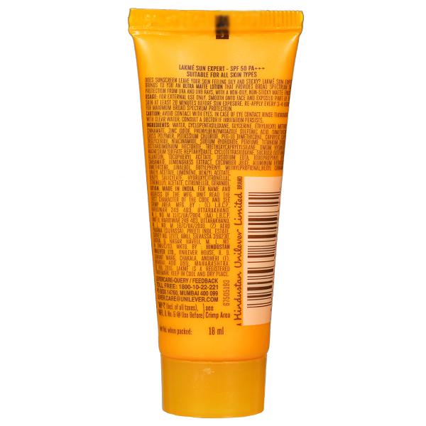 Lakme Sun Expert SPF 50 Ultra Matte Lotion - Image 2