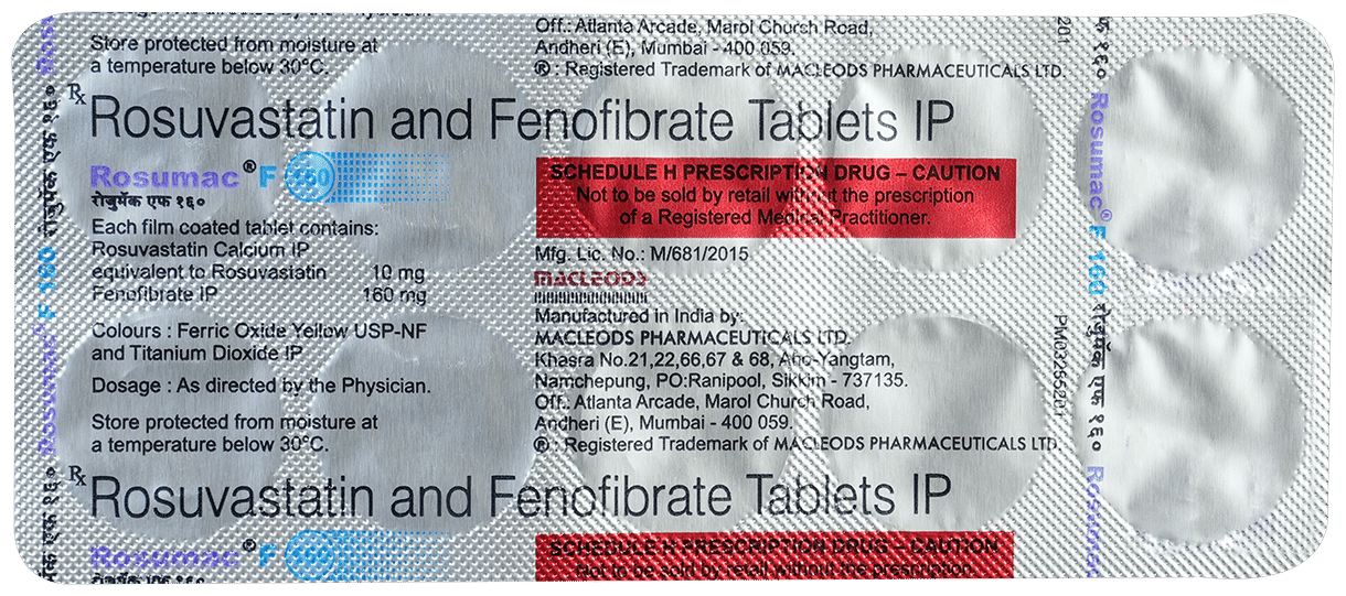Rosumac F 160mg/10mg Tablet