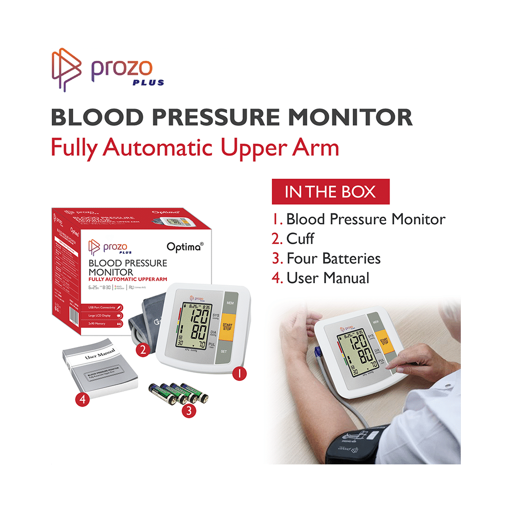 Prozo Plus Fully Automatic Blood Pressure Monitor - Image 3
