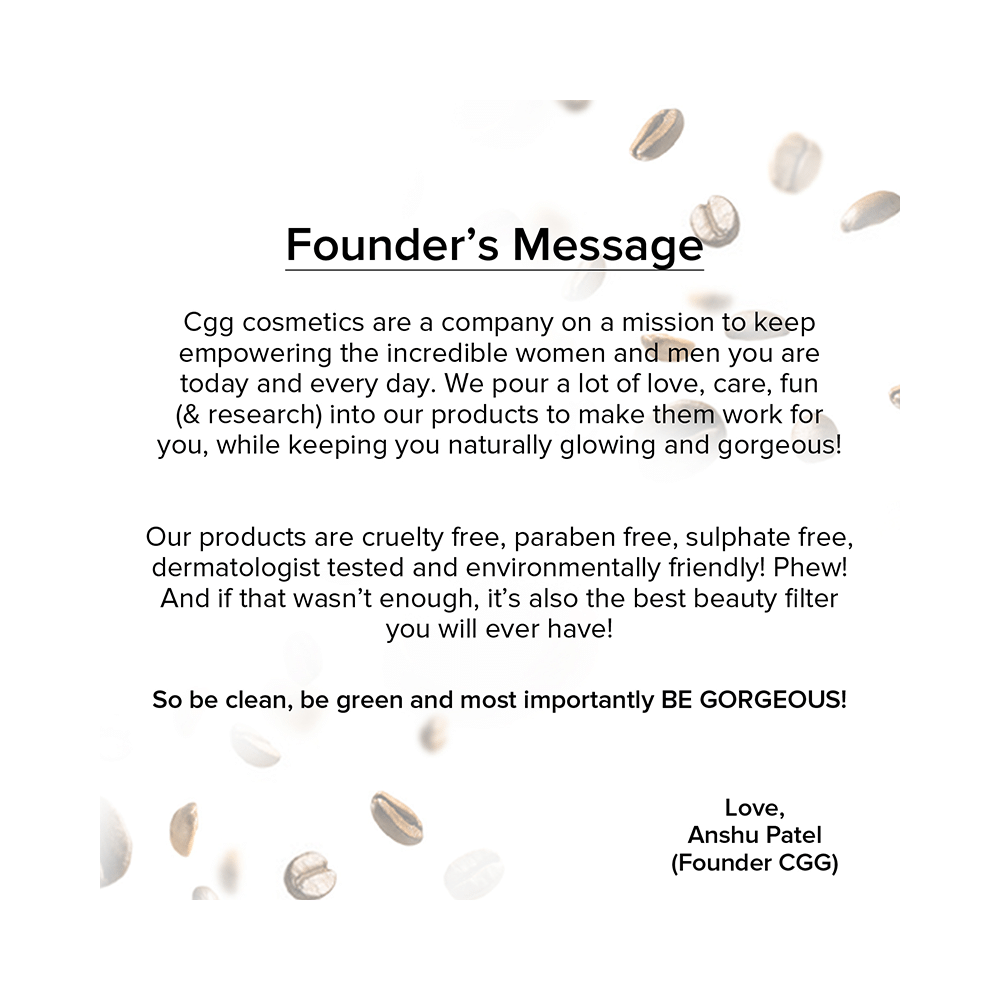 CGG Cosmetics Coffee Beans Gel Exfoliating Body Scrub - Image 9