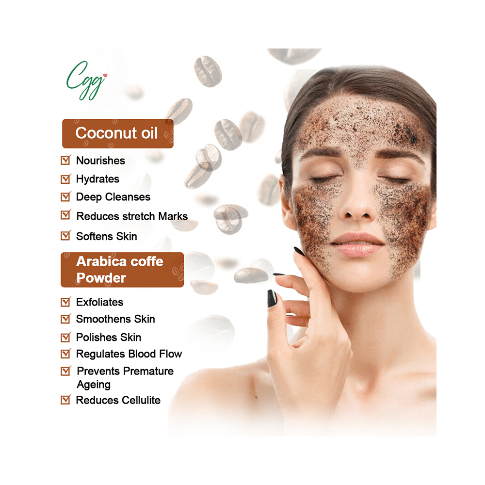 CGG Cosmetics Coffee Beans Gel Exfoliating Body Scrub - Image 6