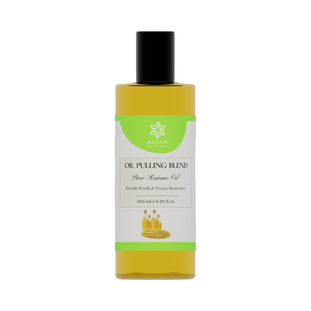 Natuur Oil Pulling Blend Mouth Wash & Toxin Remover Sesame Oil - Image 1