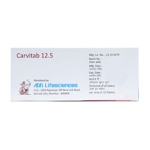 Carvitab 12.5 Tablet - Image 3