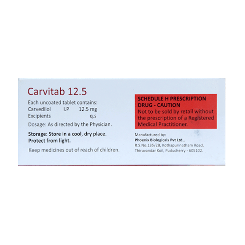 Carvitab 12.5 Tablet - Image 2