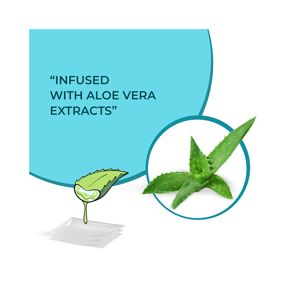 Mee Mee Caring Baby Wet Wipes with Aloe Vera (72 Each) - Image 3