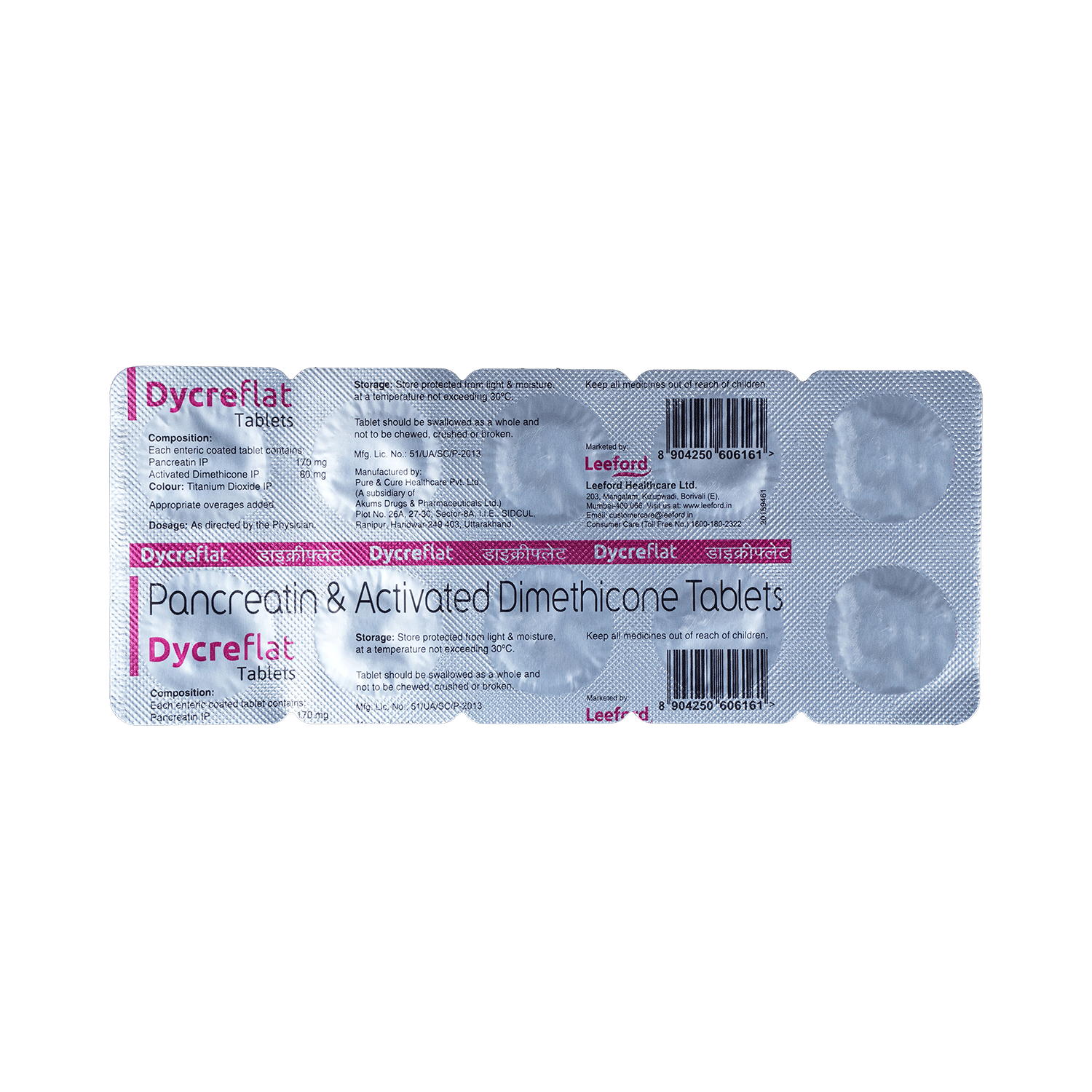 Dycreflat 170mg/80mg Tablet - Image 5