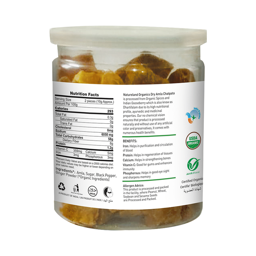 Natureland Organic Dry Amla Chatpata - Image 2