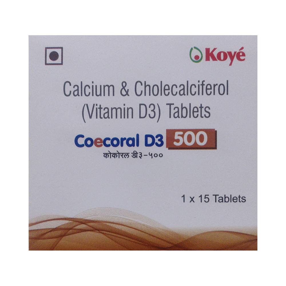 Coecoral D3 500mg Tablet - Image 1