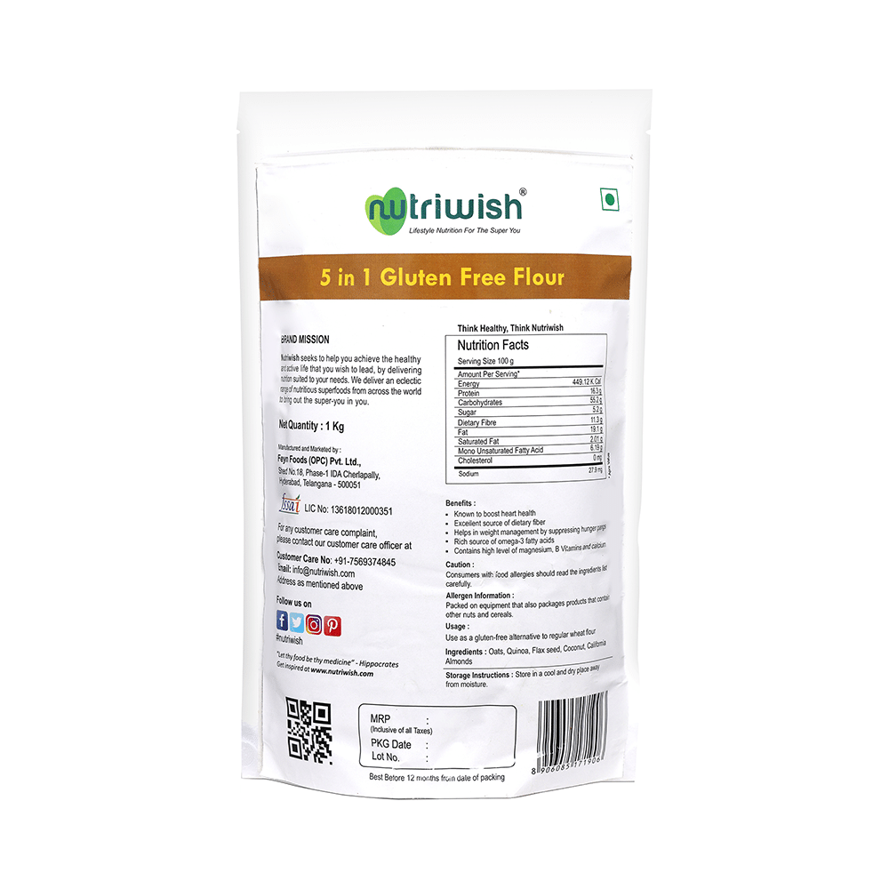 Nutriwish 5 in 1 Gluten Free Flour - Image 2
