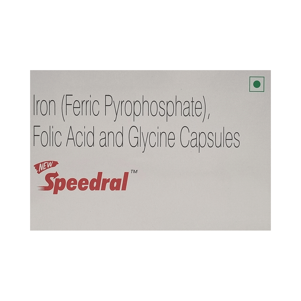 New Speedral Capsule with Iron, Folic Acid & Glycine - Image 1