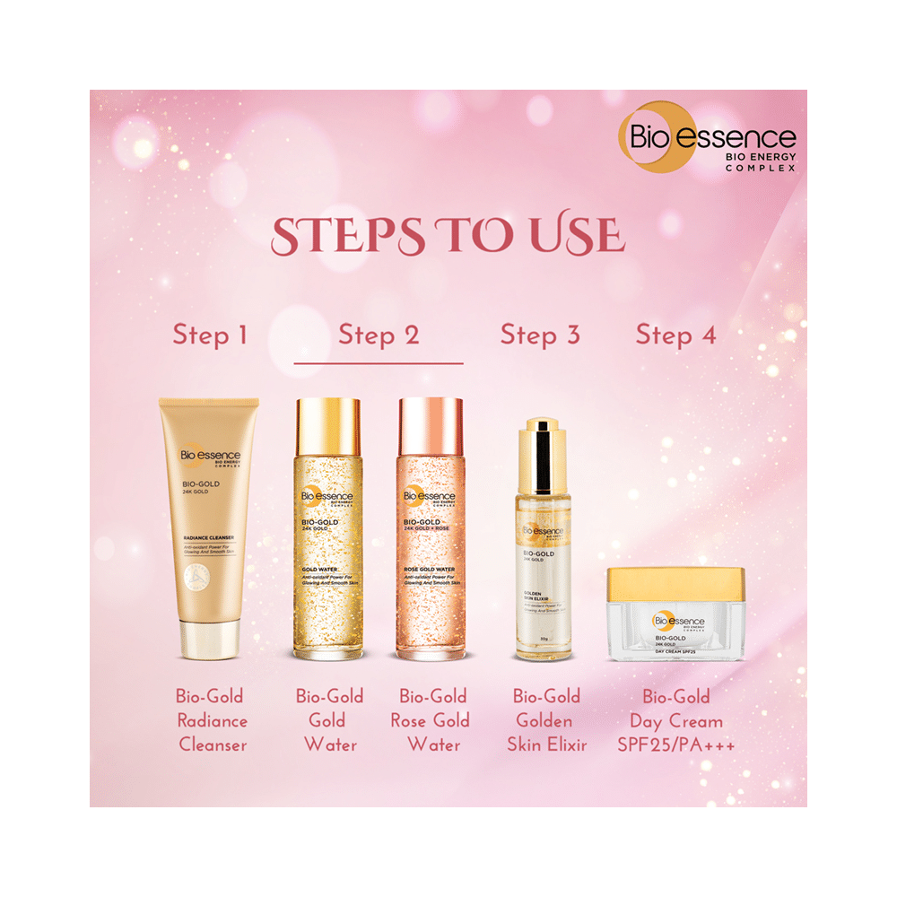 Bio essence Bio-Gold 24K Gold + Rose Rose Gold water - Image 8