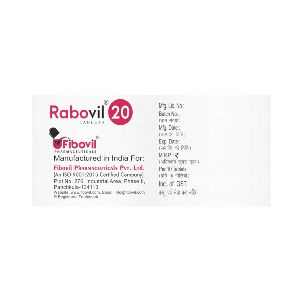 Rabovil 20 Tablet - Image 3