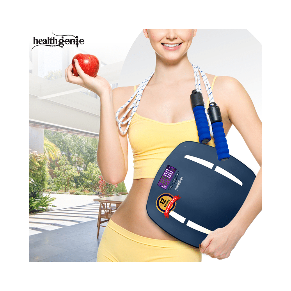 Healthgenie HB 331 Fibre Series Digital Personal Body Fat Analyzer Blue - Image 4