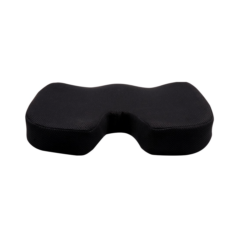 Sleepsia Advance Orthopaedic Coccyx Seat Cushion/Pillow with Memory Foam Black - Image 2