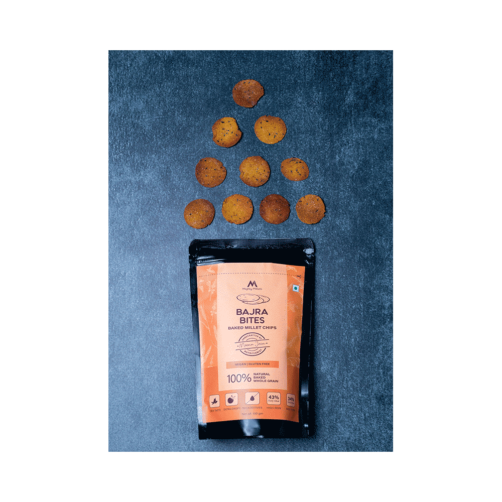 Mighty Millets Bajra Bites Baked Millet Chips (100gm Each) - Image 6