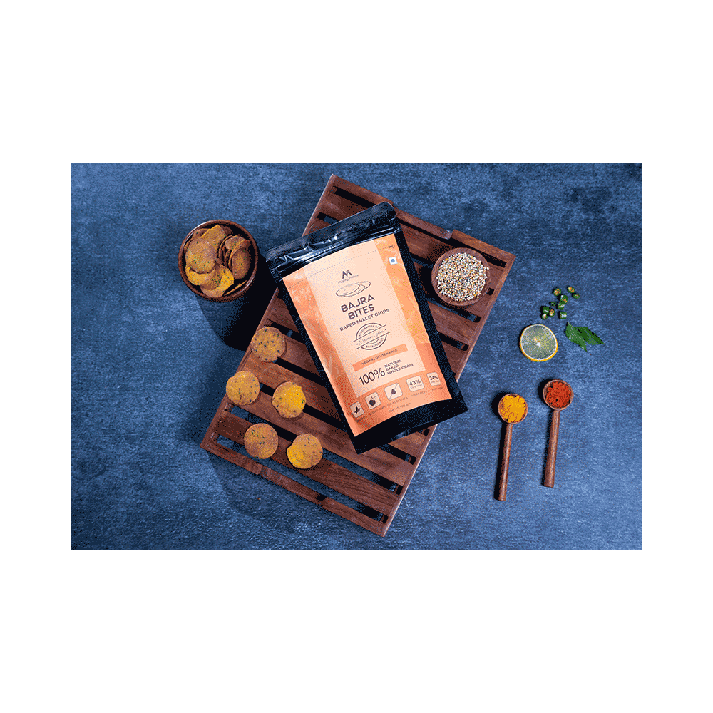 Mighty Millets Bajra Bites Baked Millet Chips (100gm Each) - Image 10