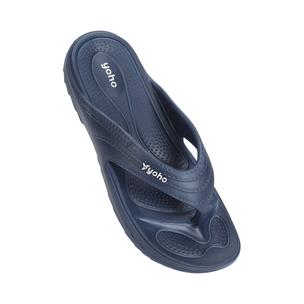Yoho Lifestyle Acupressure Flip Flops for Women Mystery Blue 7 - Image 3