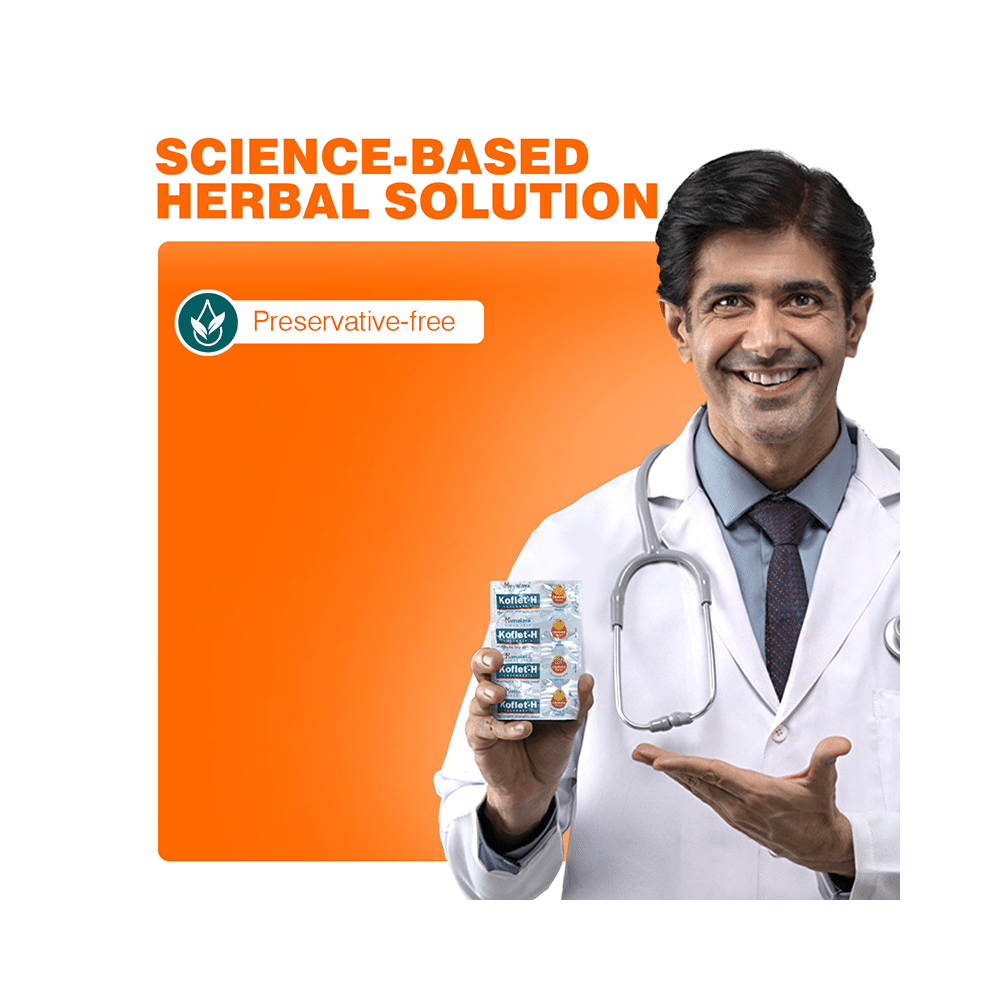 Himalaya Koflet H Cough Lozenges|Relieves Cough& Sore Throat I Orange - Image 7