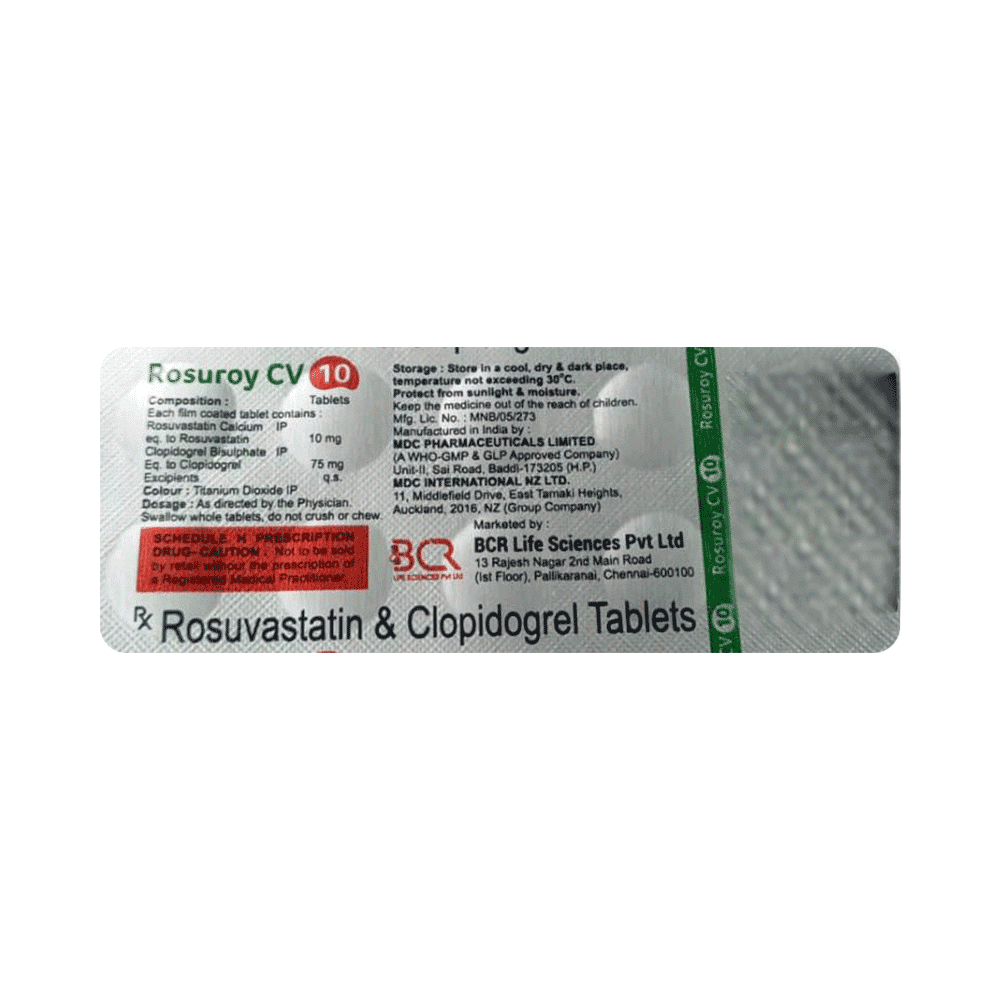 Rosuroy CV 10 Tablet - Image 3