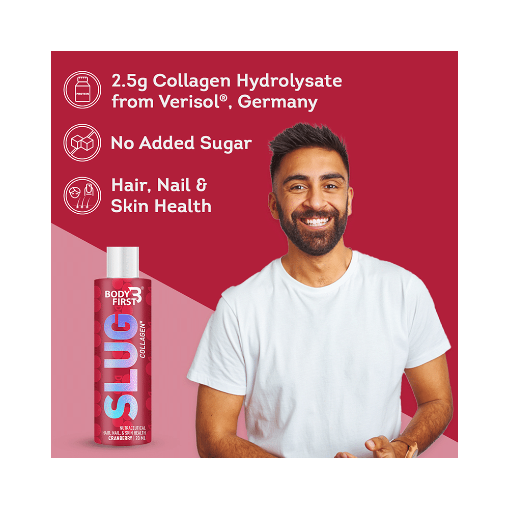 Body First Collagen Slug (20ml Each) Cranberry - Image 2