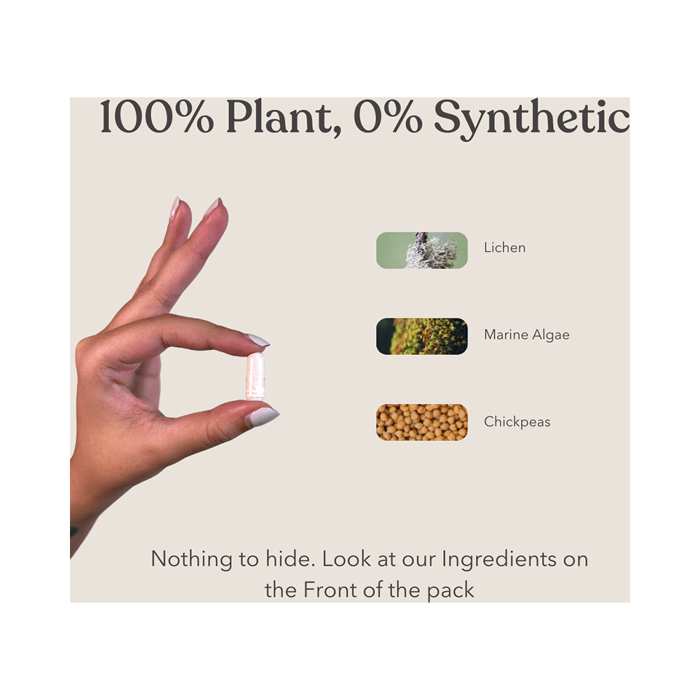 Earthful Healthy Bones Calcium + D3 + K2 Plant Capsule - Image 5
