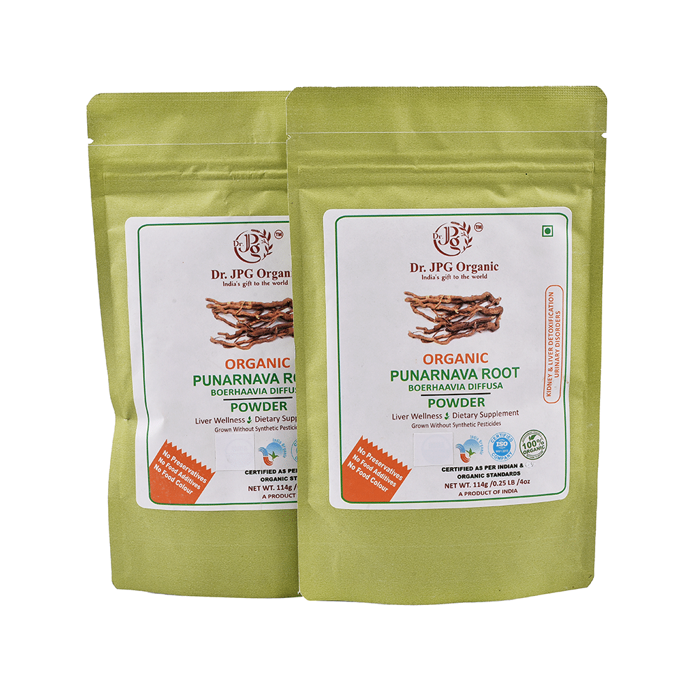 Dr. JPG Organic Punarnava Root Powder (114gm Each) - Image 1
