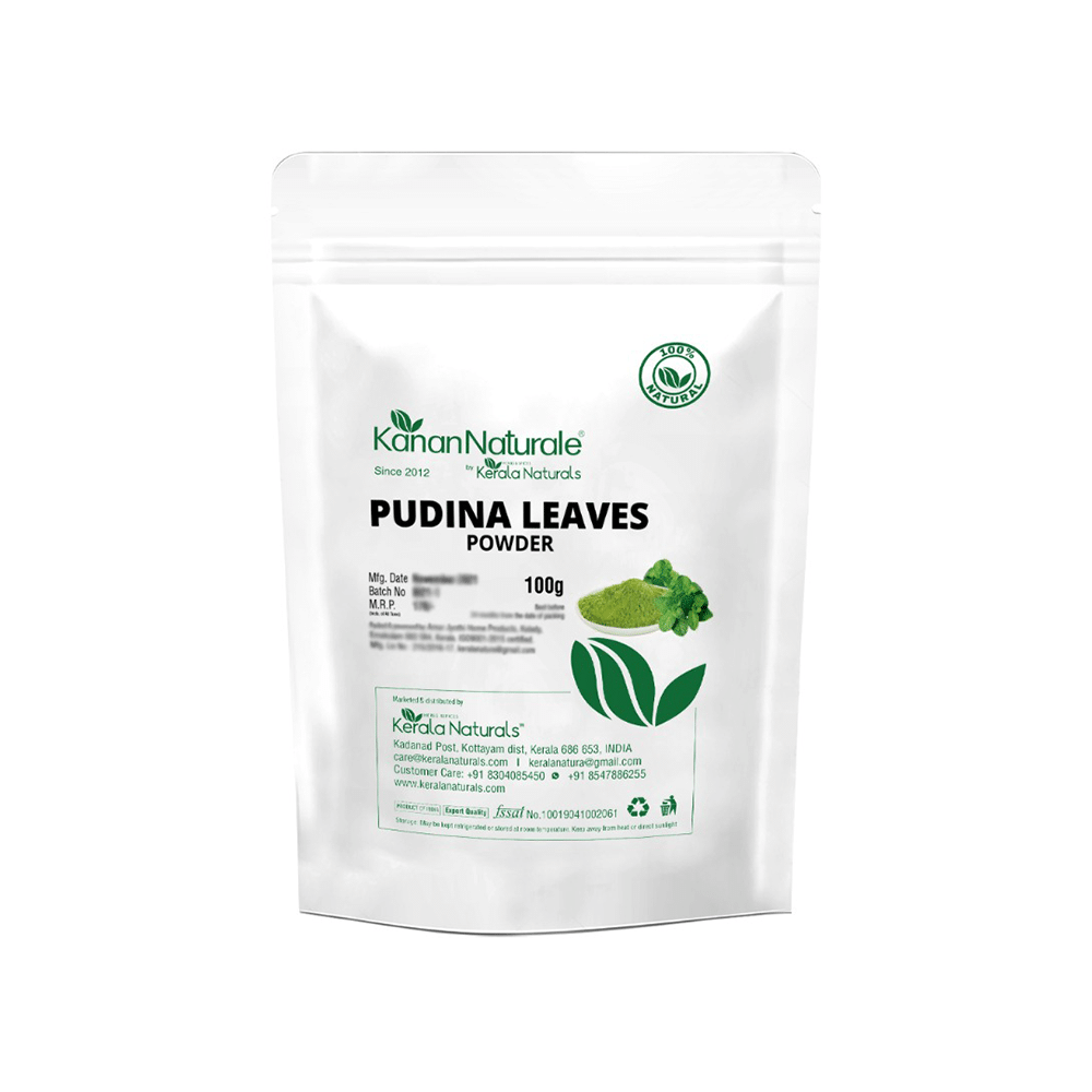 Kerala Naturals 100% Pure Pudina/Mint Leaves Powder - Image 1