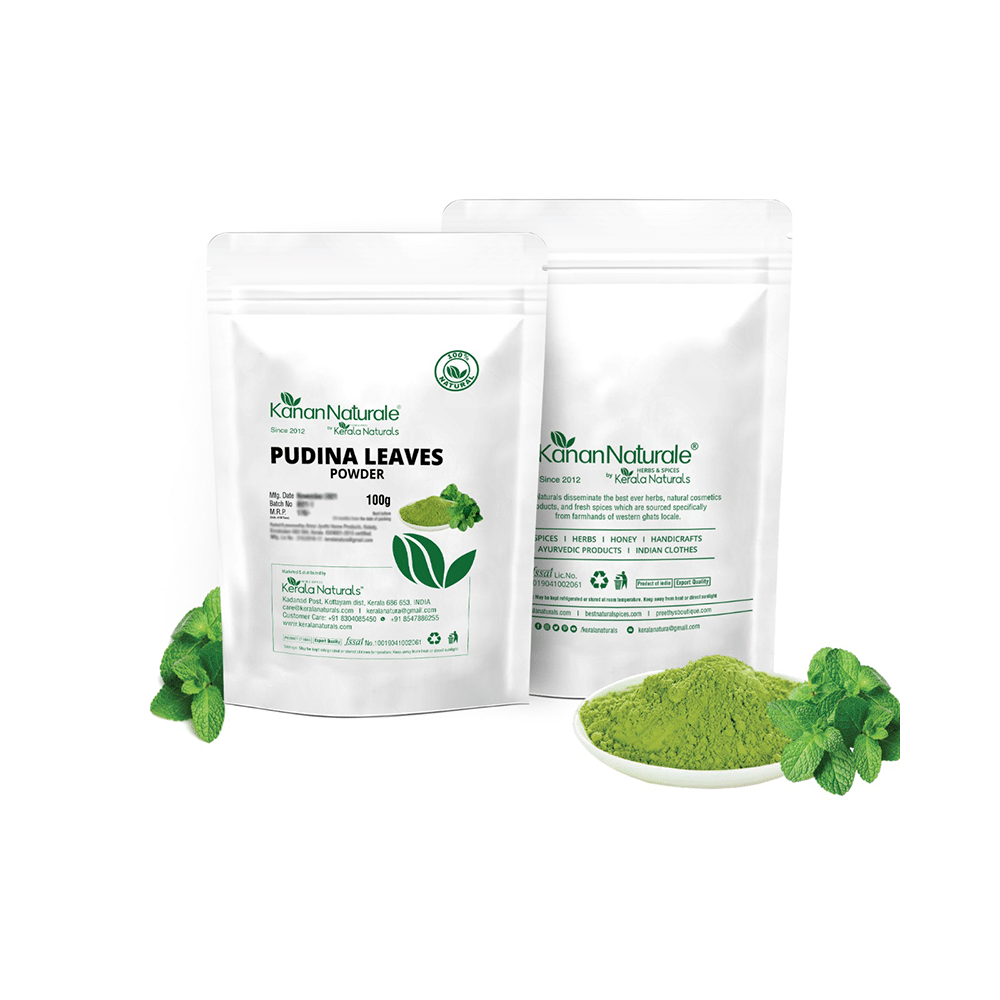 Kerala Naturals 100% Pure Pudina/Mint Leaves Powder - Image 3