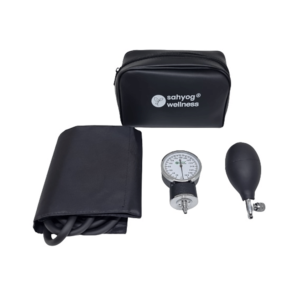 Sahyog Wellness Aneroid Sphygmomanometer Black - Image 2