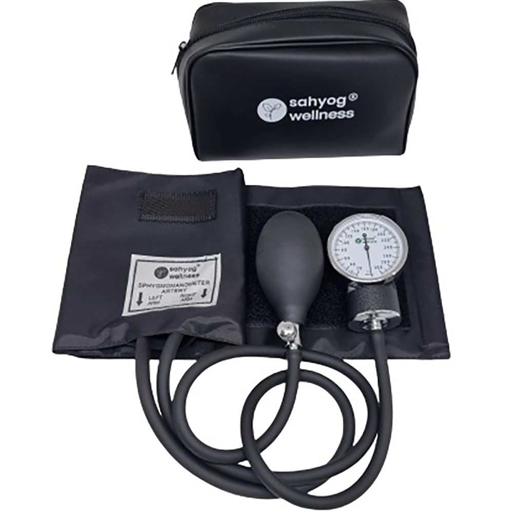 Sahyog Wellness Aneroid Sphygmomanometer Black - Image 1