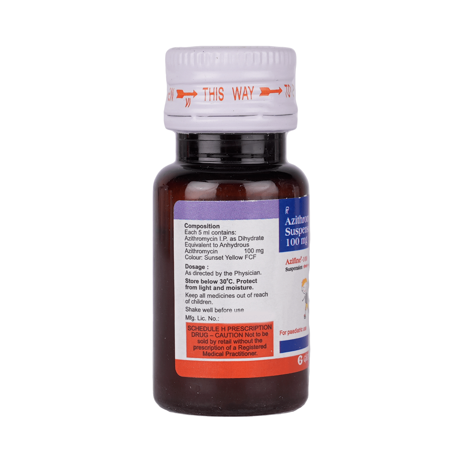 Azifine 100mg/5ml Suspension - Image 7