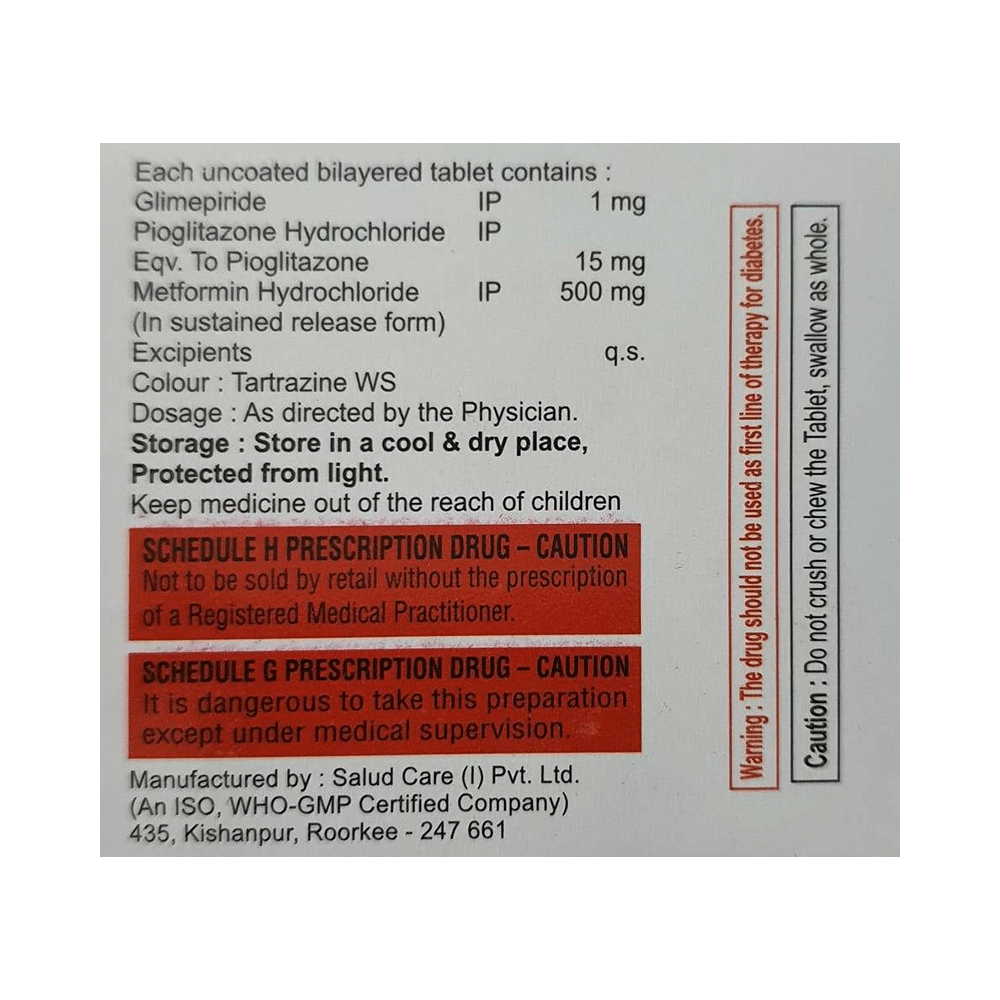 Ruglim PM 1 Tablet SR - Image 2