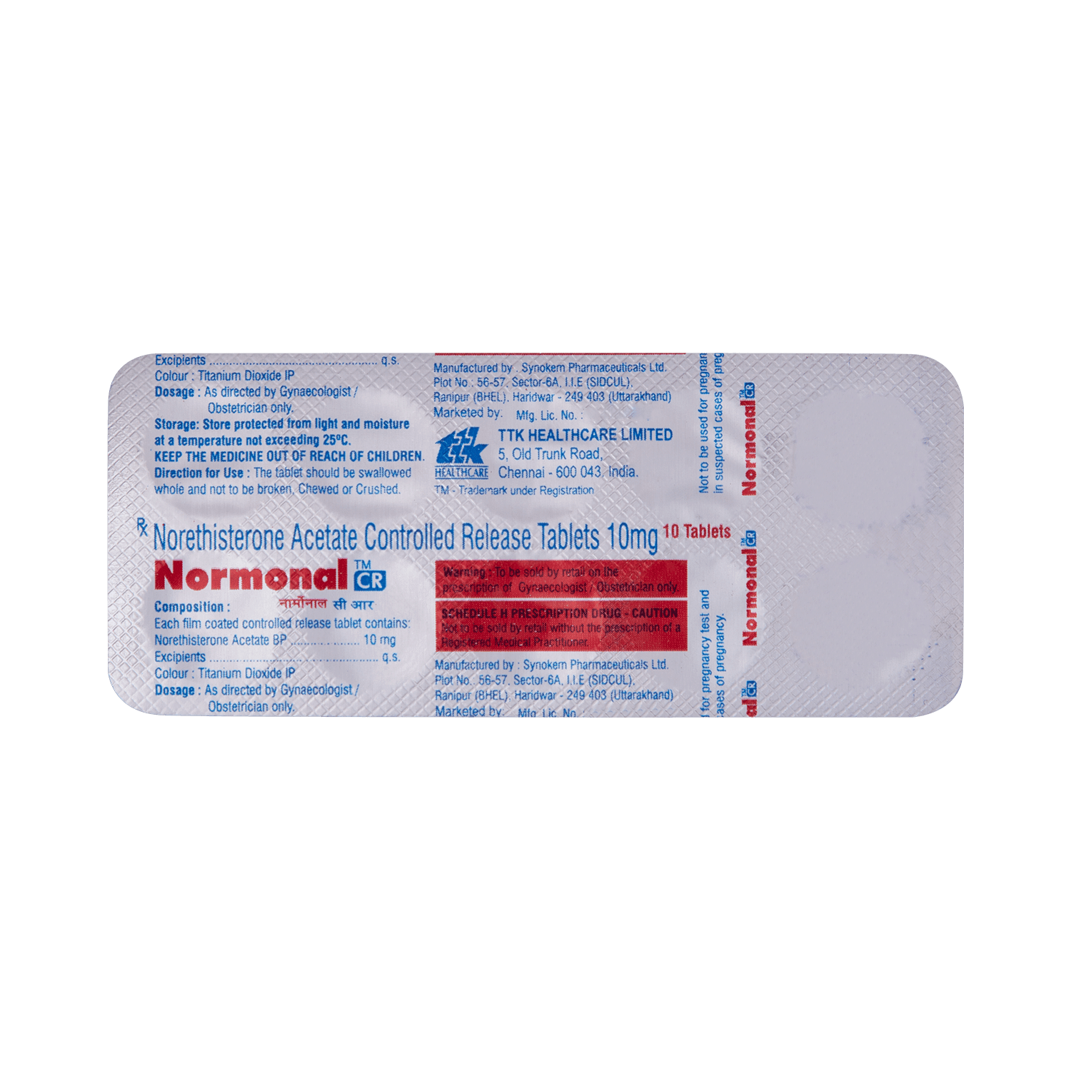 Normonal 10mg Tablet CR - Image 6