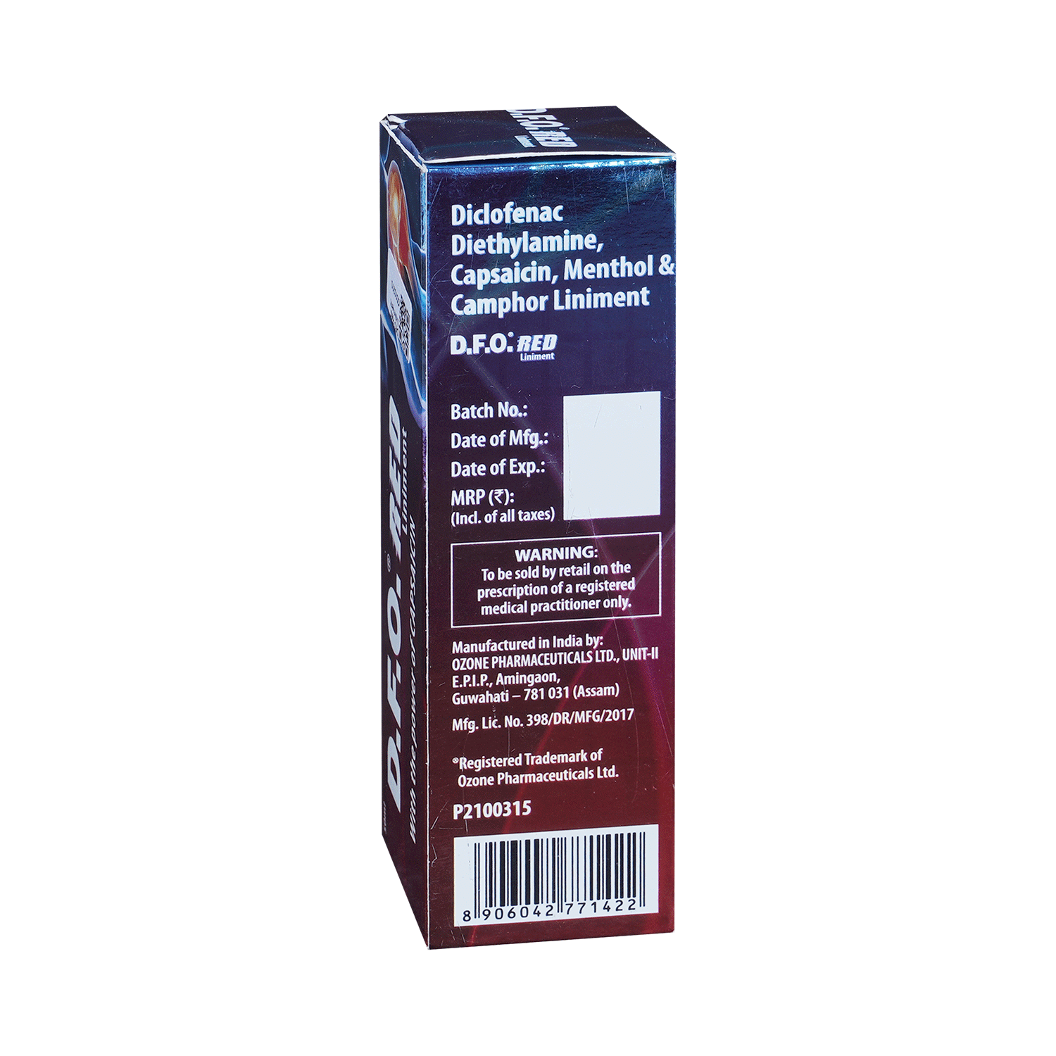 DFO Red Pain Relief Liniment with Capsaicin - Image 4