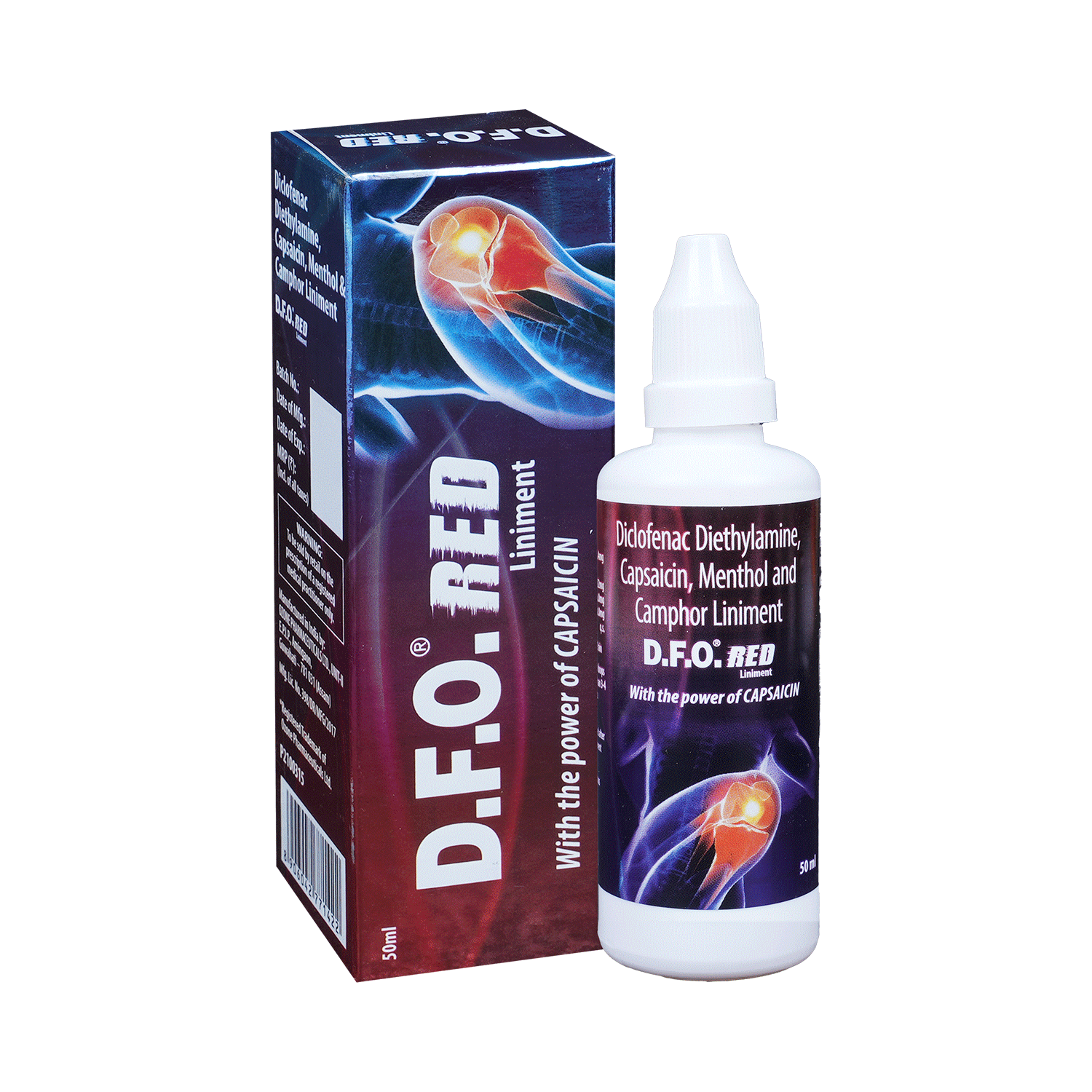 DFO Red Pain Relief Liniment with Capsaicin - Image 1