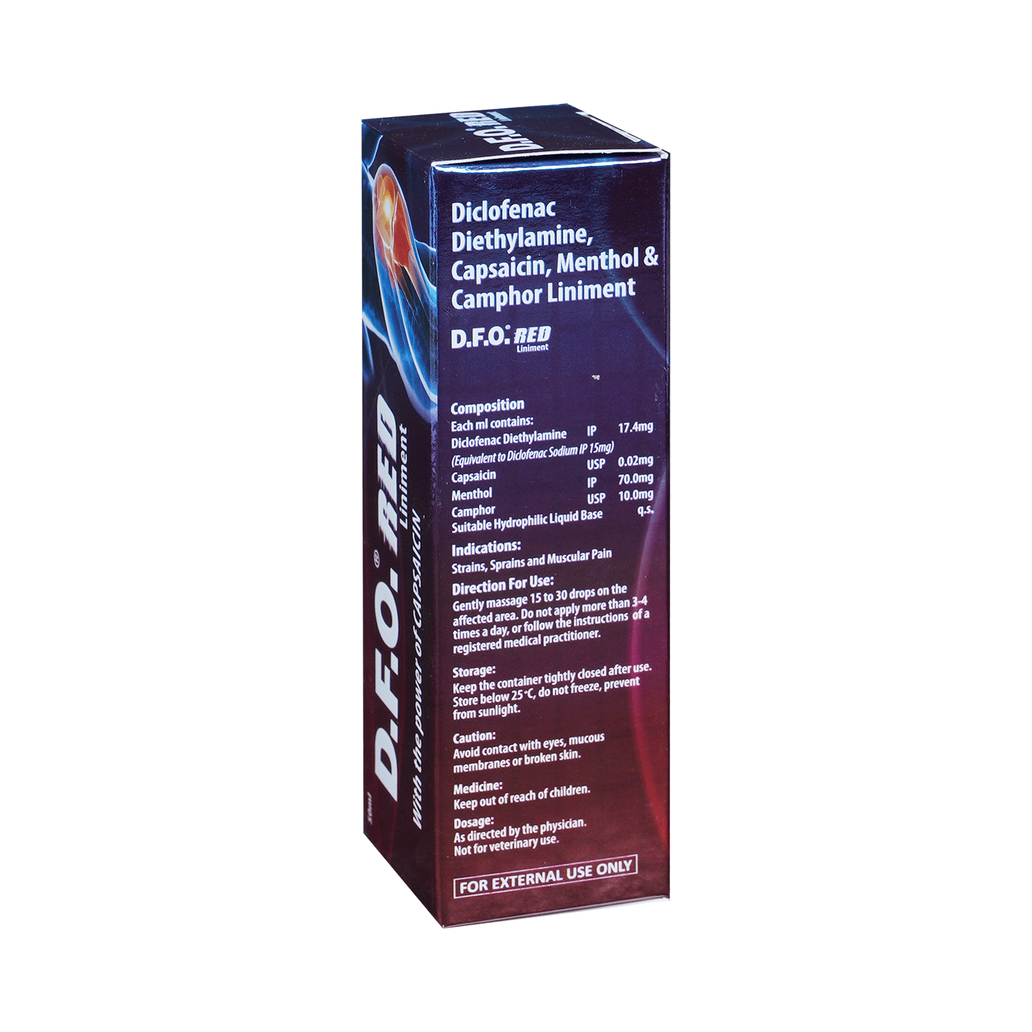 DFO Red Pain Relief Liniment with Capsaicin - Image 3