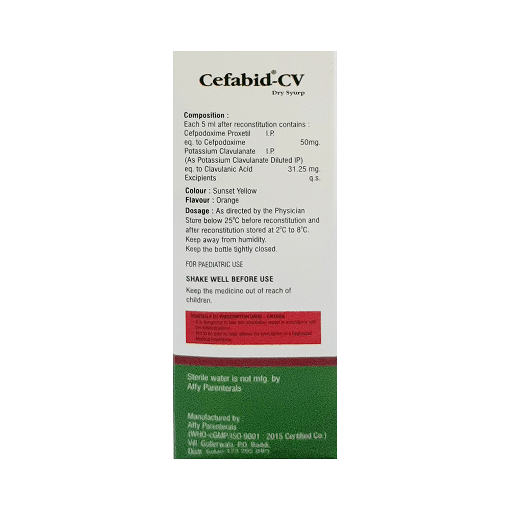 Cefabid-CV Dry Syrup - Image 2