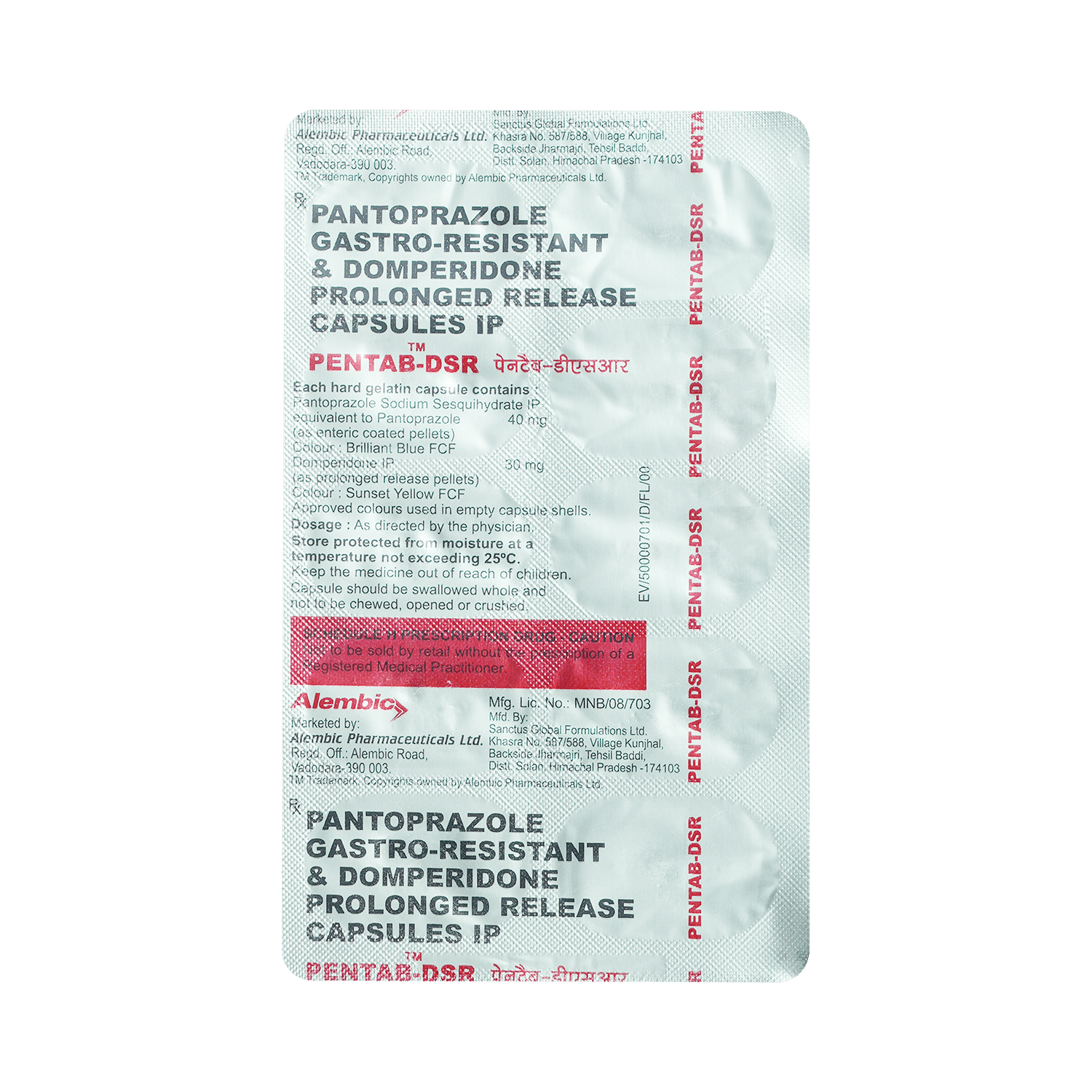 Pentab D 30mg/40mg Capsule SR - Image 3