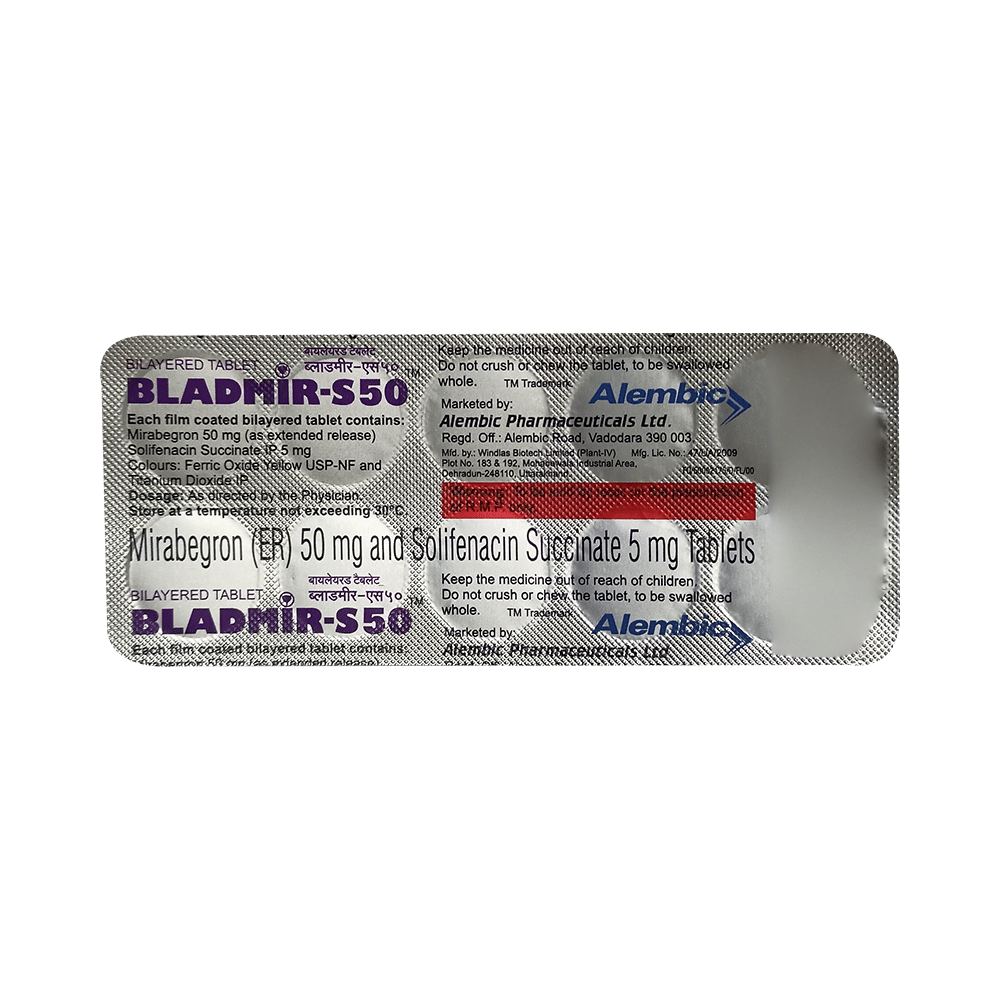 Bladmir-S 50 Tablet ER - Image 3