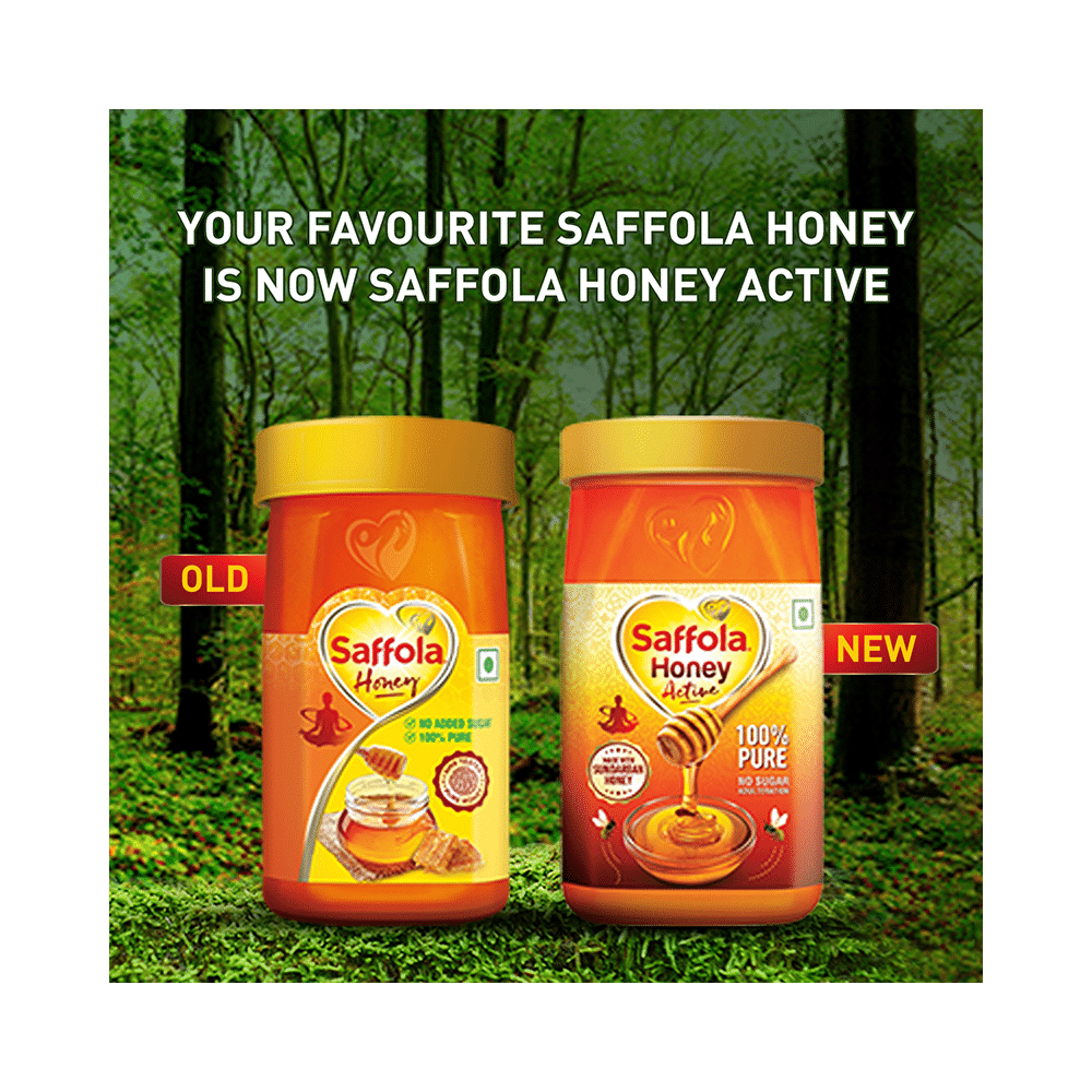 Saffola Honey Active | Made with Sundarban Forest Honey | No Sugar Adulteration - Image 9