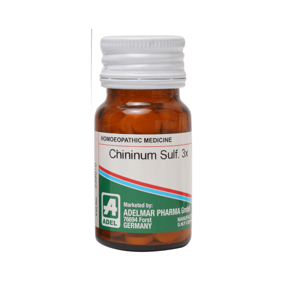 ADEL Chininum Sulf Trituration Tablet 3X - Image 1