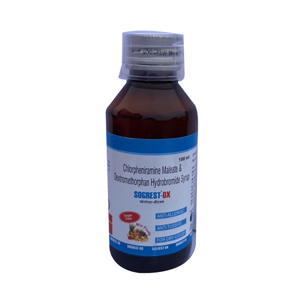 Sogrest-DX Syrup Mix Fruit Sugar Free