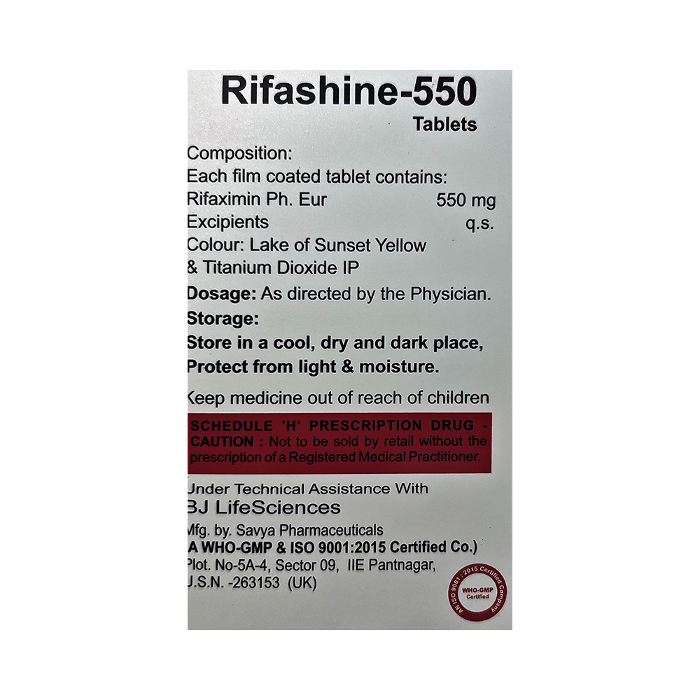 Rifashine 550 Tablet - Image 2